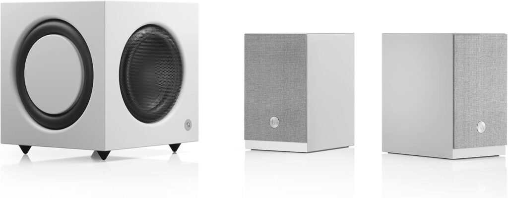 Audio Pro A28 Wireless Bookshelf Speakers | WiFi, Bluetooth 4.2, Multiroom Home Entertainment Stereo | Compatible w/AirPlay 2, Spotify | White Audio Pro A28 Wireless Bookshelf Speakers | WiFi, Bluetooth 4.2, Multiroom Home Entertainment Stereo | Compatible w/AirPlay 2, Spotify | White