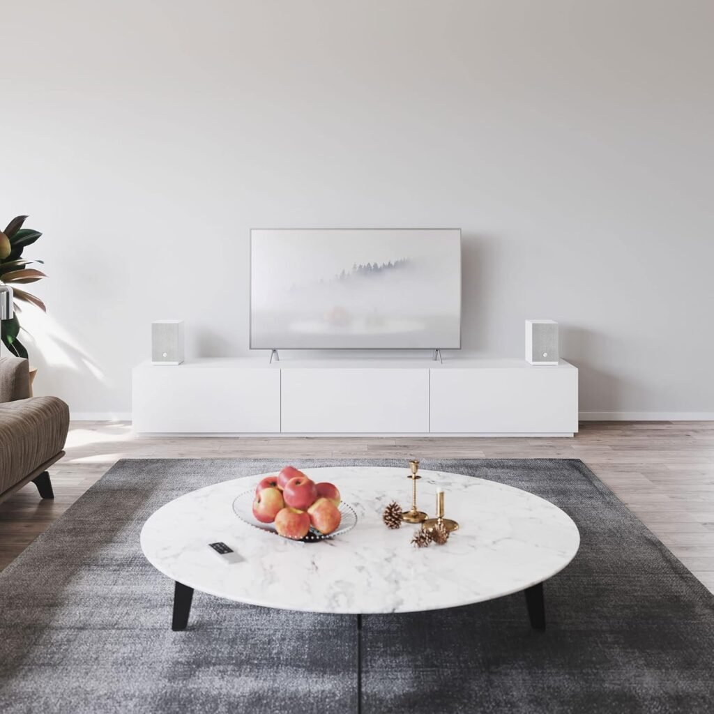 Audio Pro A28 Wireless Bookshelf Speakers | WiFi, Bluetooth 4.2, Multiroom Home Entertainment Stereo | Compatible w/AirPlay 2, Spotify | White Audio Pro A28 Wireless Bookshelf Speakers | WiFi, Bluetooth 4.2, Multiroom Home Entertainment Stereo | Compatible w/AirPlay 2, Spotify | White