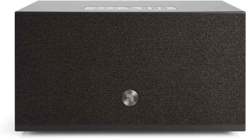 Audio Pro C10 MKII Wireless Speaker, WiiM Edition | High-Fidelity Sound, Multi-Room, Bluetooth, Wi-Fi | Compatible with AirPlay 2, Google Cast, Siri, WiiM Home App, Stream Spotify, TIDAL  More, Black