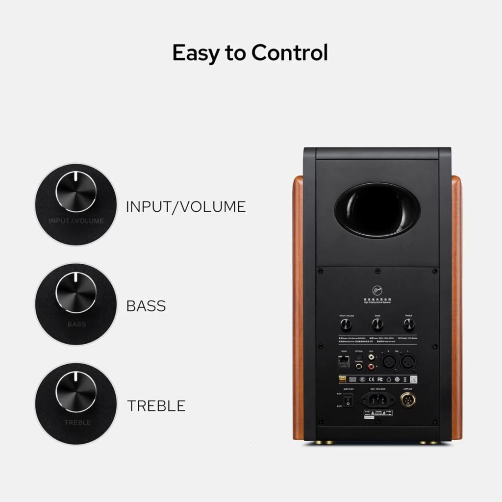 HiVi-Swans M300MKII Bluetooth WiFi Bookshelf Speakers, 360W RMS Studio Monitors 3 Way Audiophile Speakers, Hi-Res Sound 6.5 Woofer Home Speakers for Desktop PC/TV/Turntable HiVi-Swans M300MKII Bluetooth WiFi Bookshelf Speakers, 360W RMS Studio Monitors 3 Way Audiophile Speakers, Hi-Res Sound 6.5 Woofer Home Speakers for Desktop PC/TV/Turntable