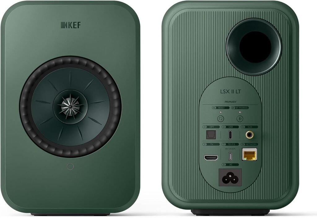 KEF LSX II LT Wireless HiFi Speakers - Pair (Sage Green) KEF LSX II LT Wireless HiFi Speakers - Pair (Sage Green)