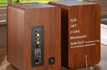 Saiyin Bluetooth Bookshelf Speakers” review