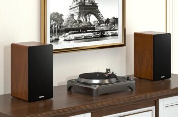 Saiyin Bluetooth Bookshelf Speakers 40W X 2″ review