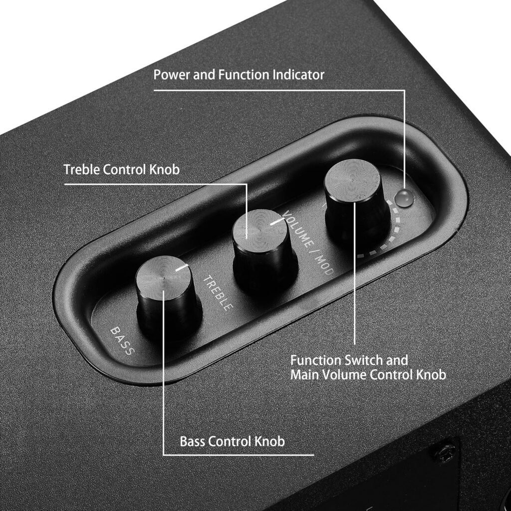 Sanyun SW208 3 Active Bluetooth 5.0 Bookshelf Speakers – 60W Carbon Fiber Speaker Unit - Built-in 24bit DAC - Dynamic 3D Surround Sound – 2.0 Computer PC Monitor Gaming Speakers (Pair, Black) Sanyun SW208 3 Active Bluetooth 5.0 Bookshelf Speakers – 60W Carbon Fiber Speaker Unit - Built-in 24bit DAC - Dynamic 3D Surround Sound – 2.0 Computer PC Monitor Gaming Speakers (Pair, Black)