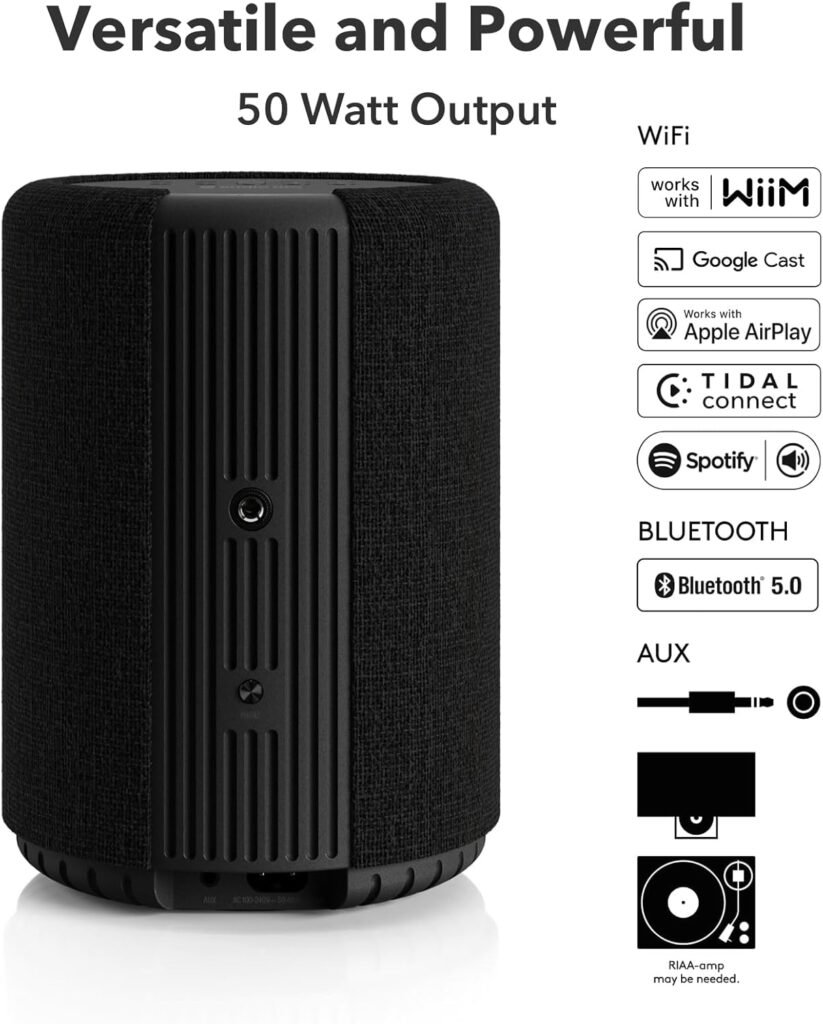 Audio Pro A10 MKII Wireless Multiroom Speaker, WiiM Edition | High Fidelity, Bluetooth, WiFi | Compatible with AirPlay 2, Google Cast, Siri, WiiM Home App, Stream Spotify, Tidal More, Black Audio Pro A10 MKII Wireless Multiroom Speaker, WiiM Edition | High Fidelity, Bluetooth, WiFi | Compatible with AirPlay 2, Google Cast, Siri, WiiM Home App, Stream Spotify, Tidal More, Black