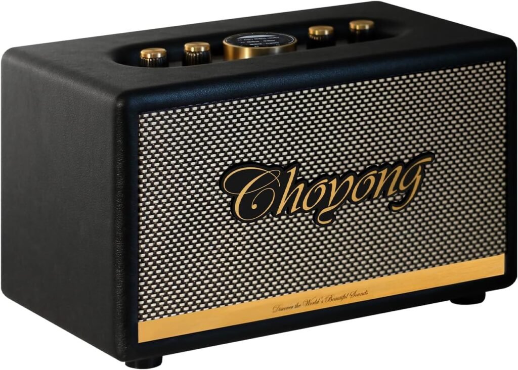 CHOYONG Maestro C2 WiFi Speaker Wireless Bluetooth Smart Speaker,Three-Way Speaker System,Internet Radio Global Station,Record Player Compatible with RCA Input,Choyoung C2 CHOYONG Maestro C2 WiFi Speaker Wireless Bluetooth Smart Speaker,Three-Way Speaker System,Internet Radio Global Station,Record Player Compatible with RCA Input,Choyoung C2