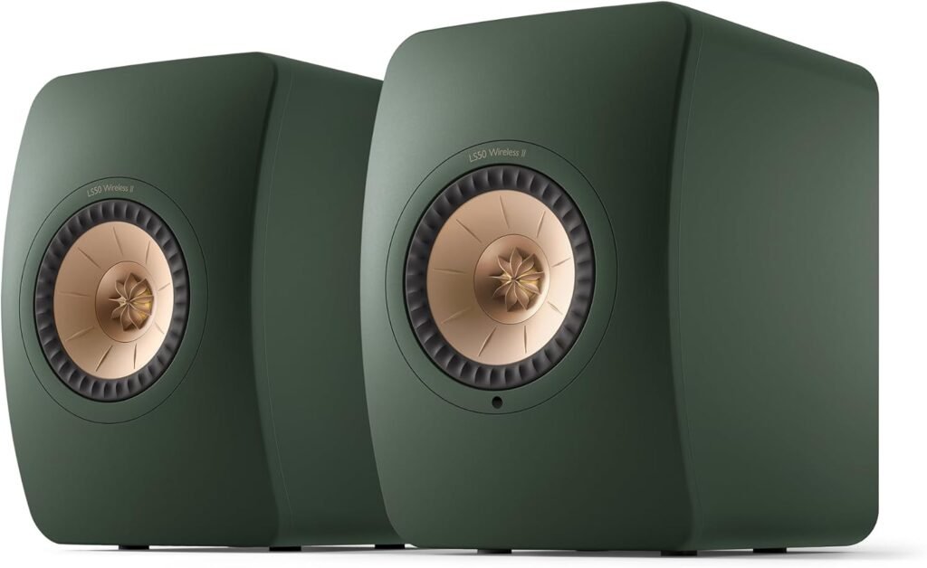 KEF LS50 Wireless II (Pair, Moss Green) KEF LS50 Wireless II (Pair, Moss Green)