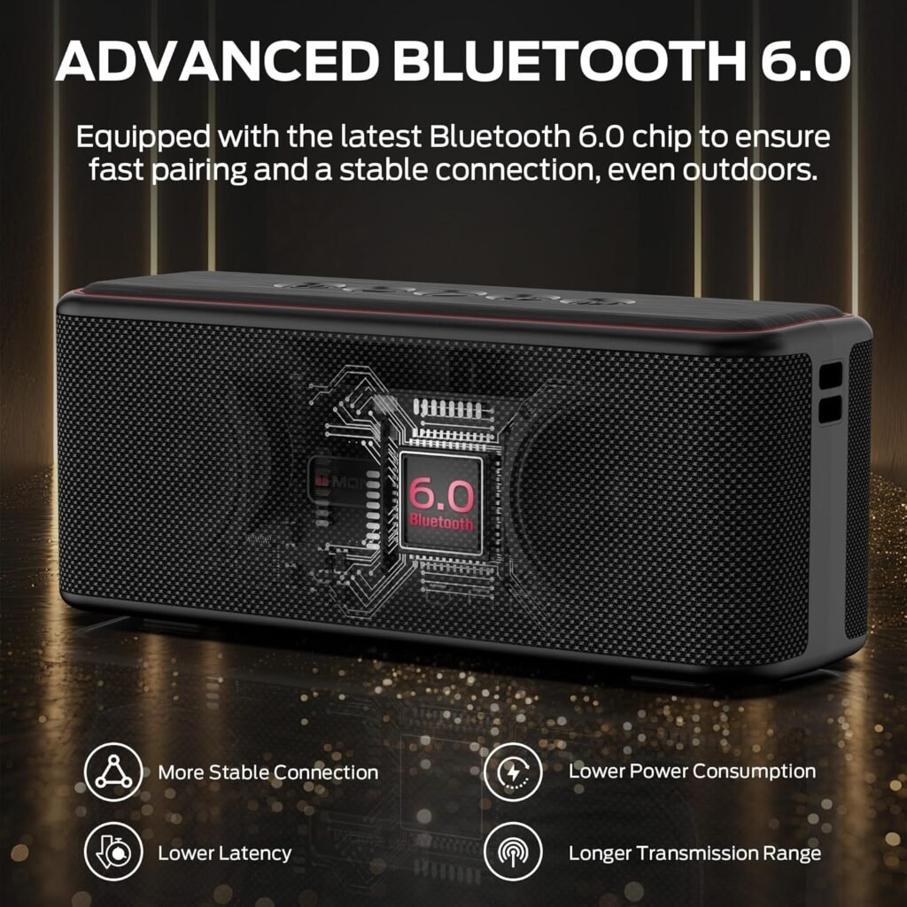 Monster Shock Plus Portable Bluetooth Speaker, Bluetooth 6.0 Speaker,30W Dual Speaker, Deep Bass,15H Playtime, Support AUX/TF Card,IPX6 Waterproof, TWS pairing for Outdoor/Home/Party/Travel,Gift Ideas Monster Shock Plus Portable Bluetooth Speaker, Bluetooth 6.0 Speaker,30W Dual Speaker, Deep Bass,15H Playtime, Support AUX/TF Card,IPX6 Waterproof, TWS pairing for Outdoor/Home/Party/Travel,Gift Ideas