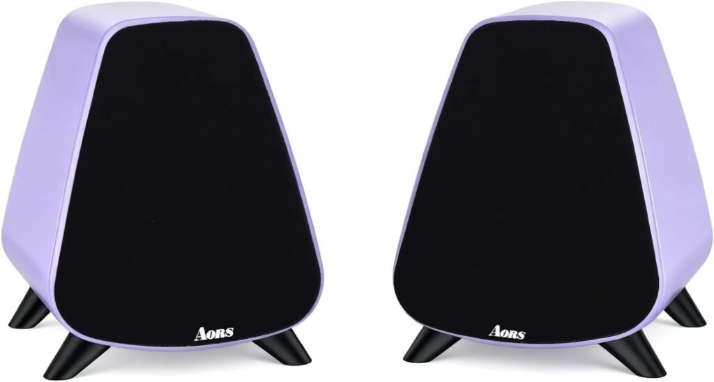 Powered Bookshelf Speaker,Active Bluetooth 5.3 – 80W RMS 2-Way Stereo / 3″ Aluminum Long-Stroke Woofer 20 mm Silk Dome Tweeter, RCA + Optical Inputs, Sub-Out Remote Wooden(AS-31Matte Black) Powered Bookshelf Speaker,Active Bluetooth 5.3 – 80W RMS 2-Way Stereo / 3″ Aluminum Long-Stroke Woofer 20 mm Silk Dome Tweeter, RCA + Optical Inputs, Sub-Out Remote Wooden(AS-31Matte Black)