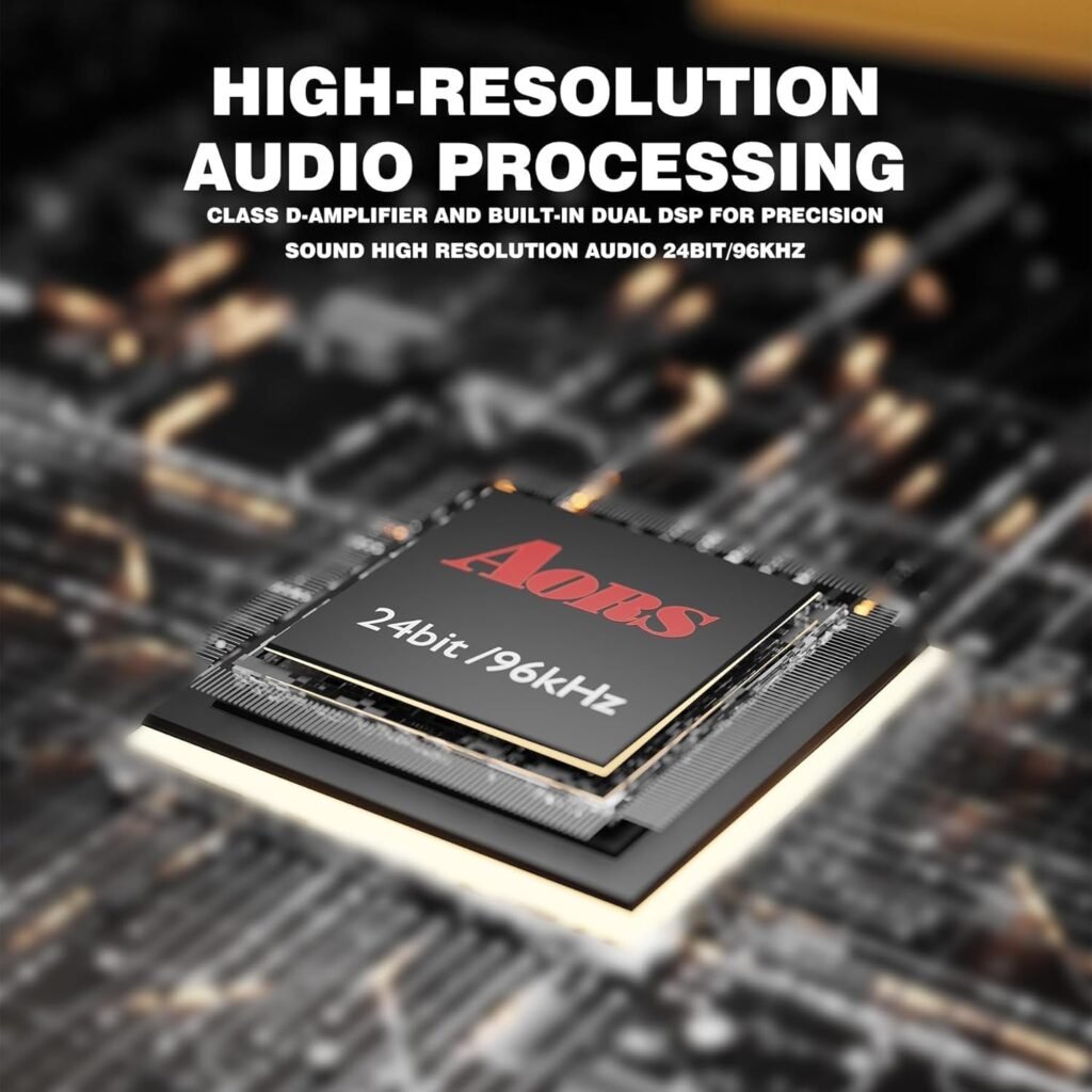 Powered Bookshelf Speaker,Active Bluetooth 5.3 – 80W RMS 2-Way Stereo / 3″ Aluminum Long-Stroke Woofer 20 mm Silk Dome Tweeter, RCA + Optical Inputs, Sub-Out Remote Wooden(AS-31Matte Black) Powered Bookshelf Speaker,Active Bluetooth 5.3 – 80W RMS 2-Way Stereo / 3″ Aluminum Long-Stroke Woofer 20 mm Silk Dome Tweeter, RCA + Optical Inputs, Sub-Out Remote Wooden(AS-31Matte Black)