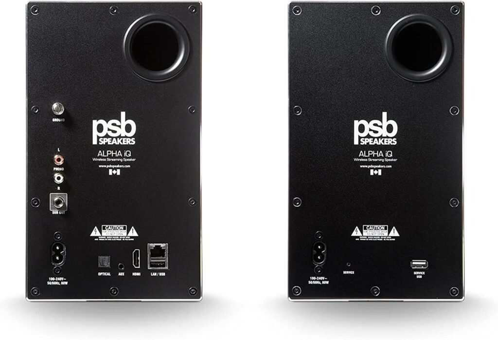 PSB Alpha iQ Streaming Powered Speakers with BluOS (Black) PSB Alpha iQ Streaming Powered Speakers with BluOS (Black)