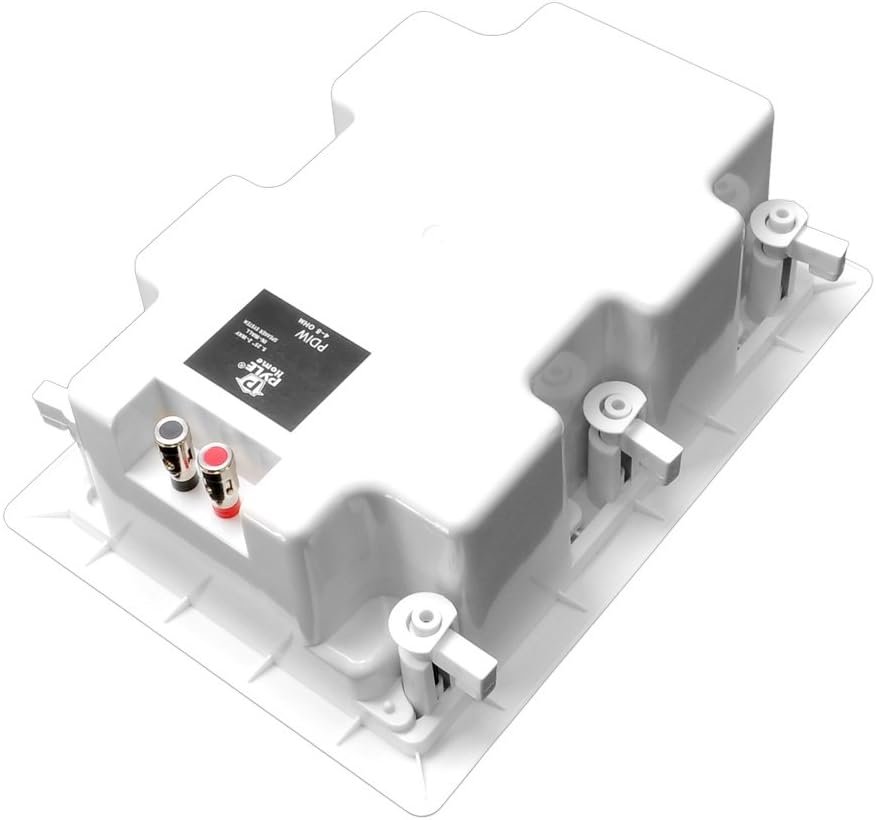 Pyle Ceiling Wall Mount Enclosed Speakers - 400 Watt 300 Watt Stereo in-Wall/in-Ceiling Flush Mounted Sound Speaker Systems | PDIW87 (White) PDIWCS56 (White) Pyle Ceiling Wall Mount Enclosed Speakers - 400 Watt 300 Watt Stereo in-Wall/in-Ceiling Flush Mounted Sound Speaker Systems | PDIW87 (White) PDIWCS56 (White)