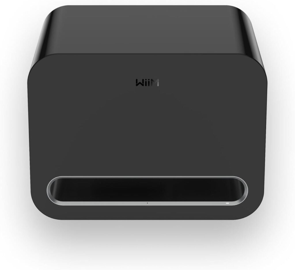 WiiM Sub Pro – 8 250 W Wireless Smart Subwoofer | AI RoomFit™ Calibration | Wi-Fi 6  Bluetooth 5.3 | 25 Hz Deep Bass | Works with WiiM Streamers, Amps  Any RCA Sub-Out System | Black