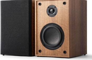 ANGELS HORN Powered Bluetooth Bookshelf Speakers for Turntable review