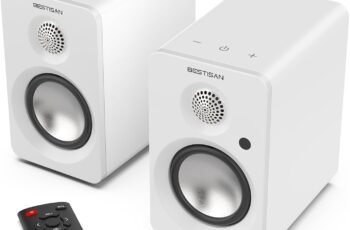 BESTISAN Bluetooth Bookshelf Speakers review