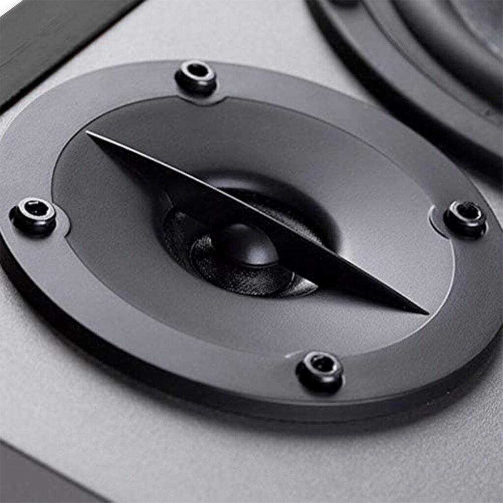 Edifier R1280T Powered Bookshelf Speakers - 2.0 Active Near Field Studio Monitor Speaker - Black - 42 Watts RMS