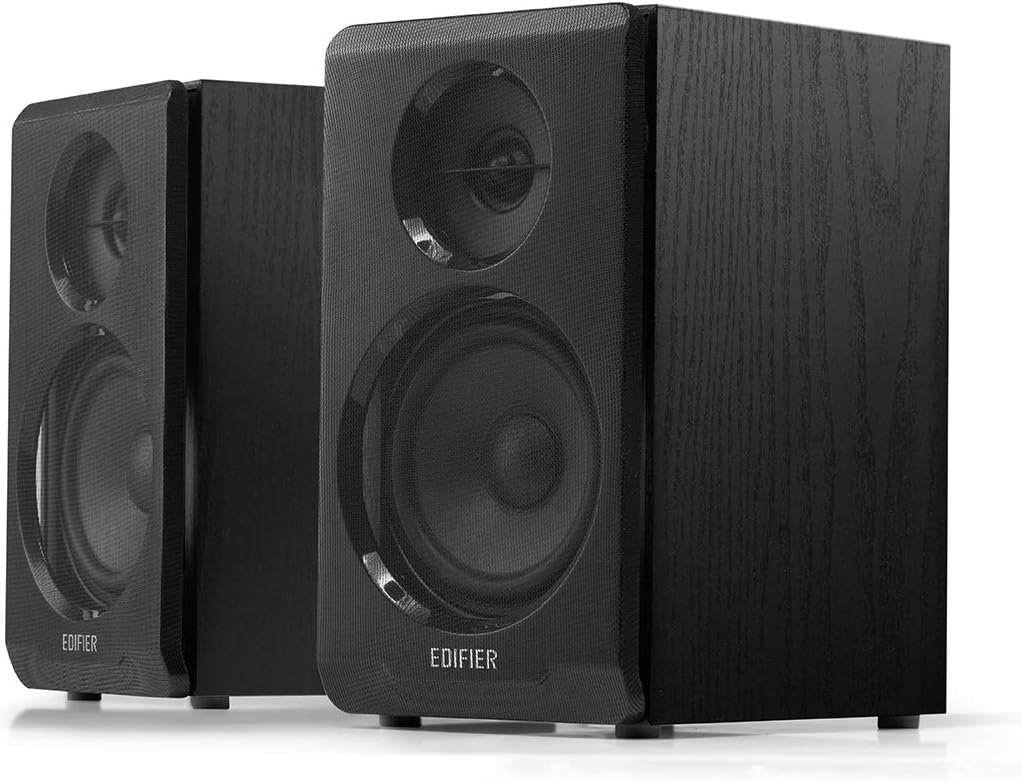 Edifier R33BT Active Bluetooth Computer Speakers - 2.0 Bookshelf Speaker - Powered Studio Monitor, Black - Pair Edifier R33BT Active Bluetooth Computer Speakers - 2.0 Bookshelf Speaker - Powered Studio Monitor, Black - Pair