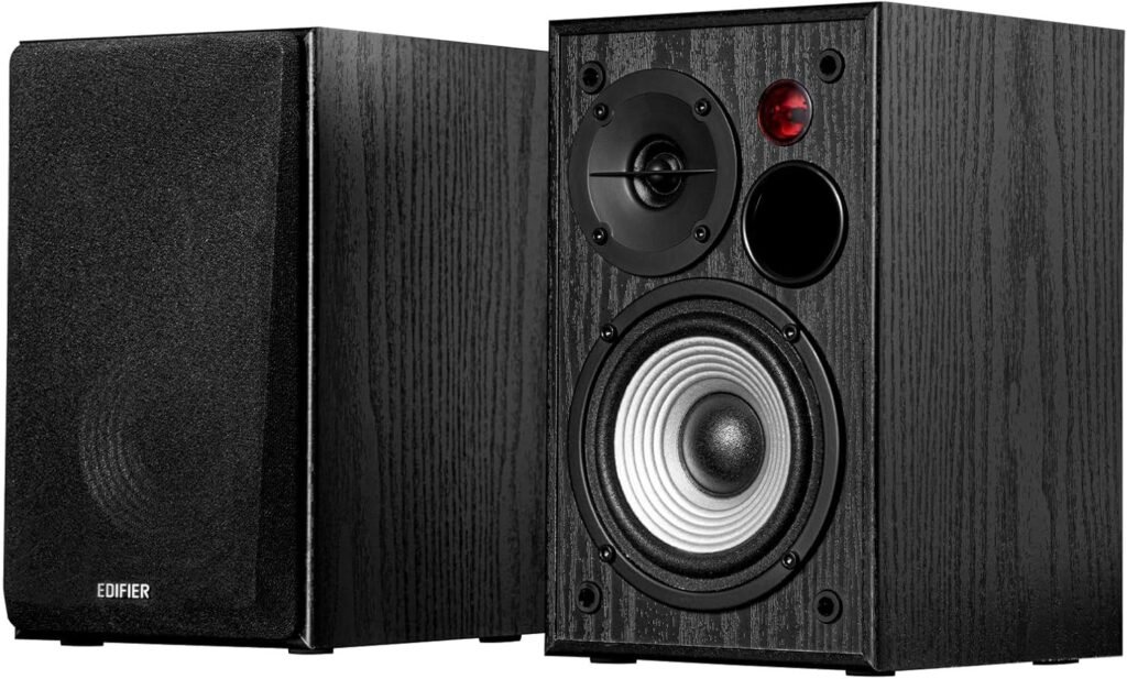 Edifier R990BT Bluetooth Computer Speakers - 2.0 Active Bookshelf Speaker - Powered Studio Monitor for PC Smartphone Tablet - MDF Enclosure - 24W RMS (Pair)