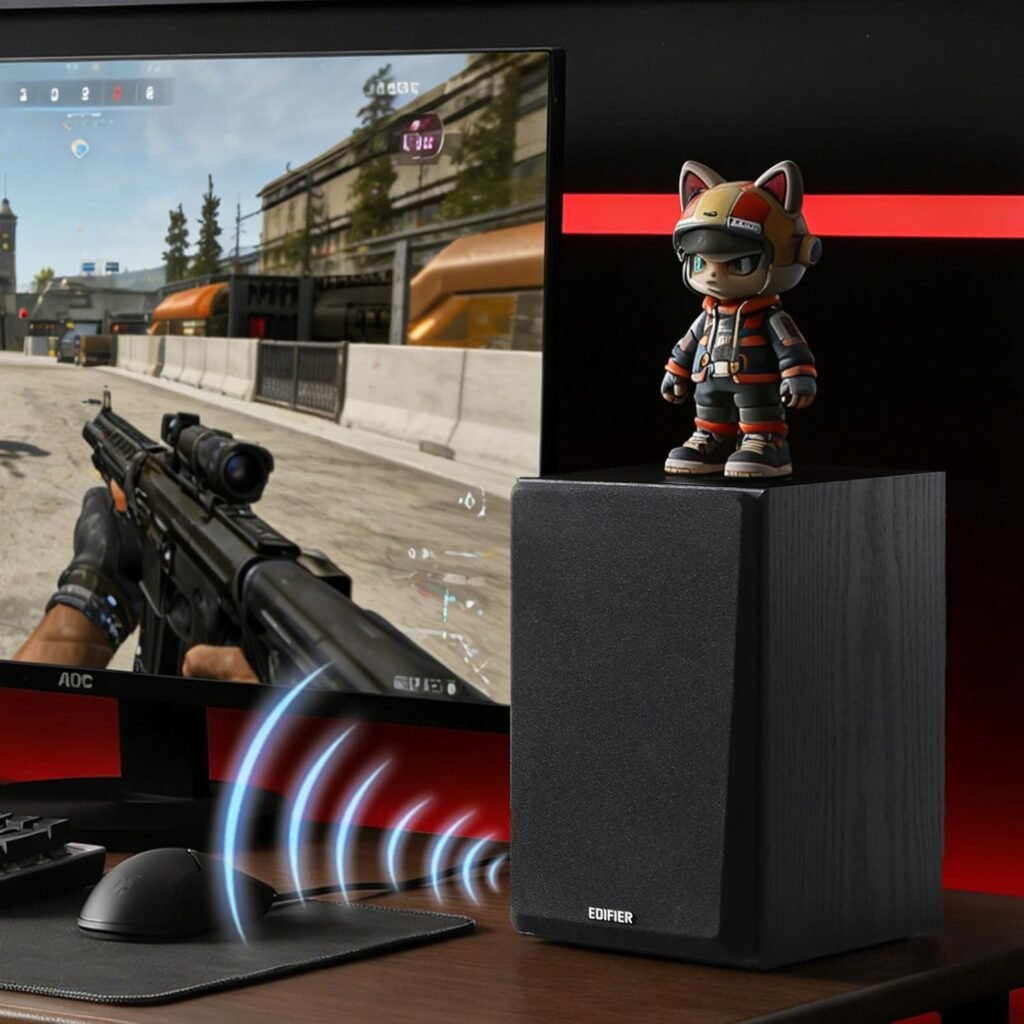 Edifier R990BT Bluetooth Computer Speakers - 2.0 Active Bookshelf Speaker - Powered Studio Monitor for PC Smartphone Tablet - MDF Enclosure - 24W RMS (Pair)