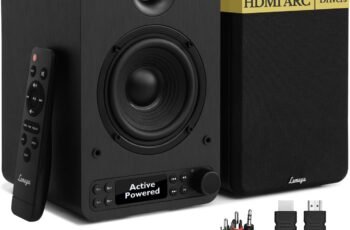 LEMEGA Active Bookshelf Speakers 40W RMS review