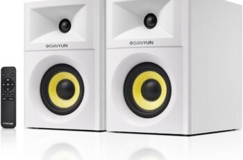 Sanyun SW205 80W Powered Bookshelf Speakers review