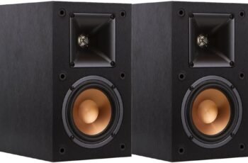 Klipsch R-14M 4-Inch Reference Bookshelf Speakers (Pair, Black)
