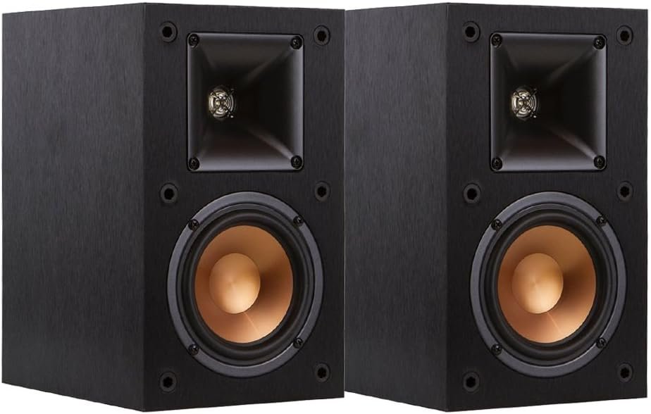 Klipsch R-14M 4-Inch Reference Bookshelf Speakers (Pair, Black) Klipsch R-14M 4-Inch Reference Bookshelf Speakers (Pair, Black)
