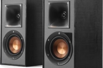Klipsch R-51M Bookshelf Speakers – Black (Pair) (Renewed)