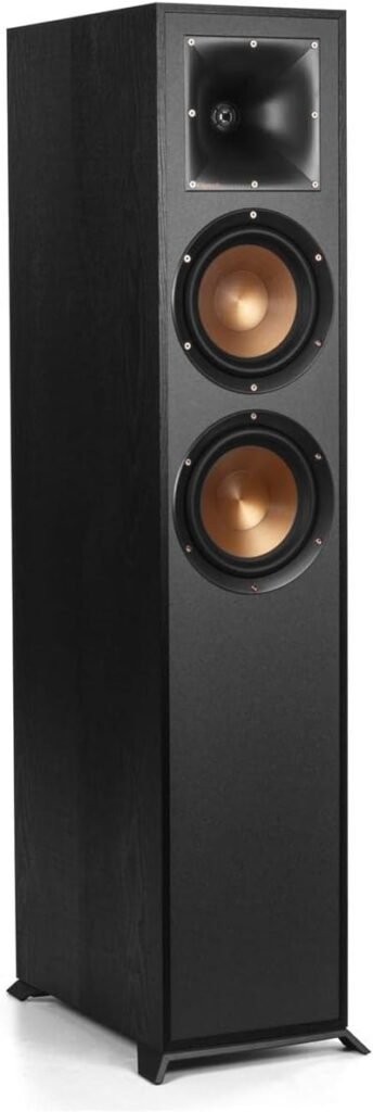 Klipsch Reference 5.0 Home Theater System Bundle with 2X R-620F Floorstanding Speaker, 52C Center Channel, 41M Bookshelf, Black