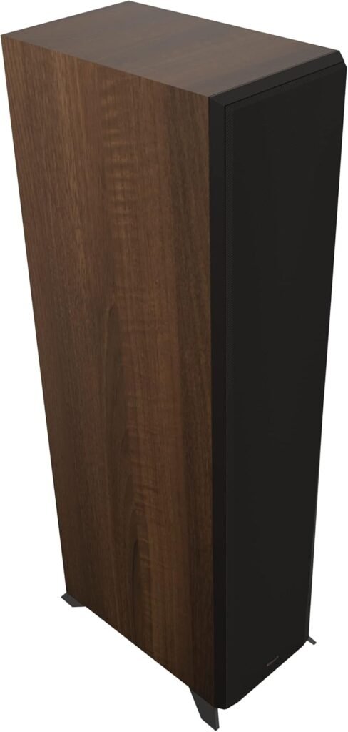 Klipsch Reference Premiere RP-8000F II 2.0 Dual Floorstanding Speaker Pair with Larger 90° x 90° Hybrid Tractrix Horn, 8” Cerametallic Woofers for Premium Home Theater Sound in Walnut