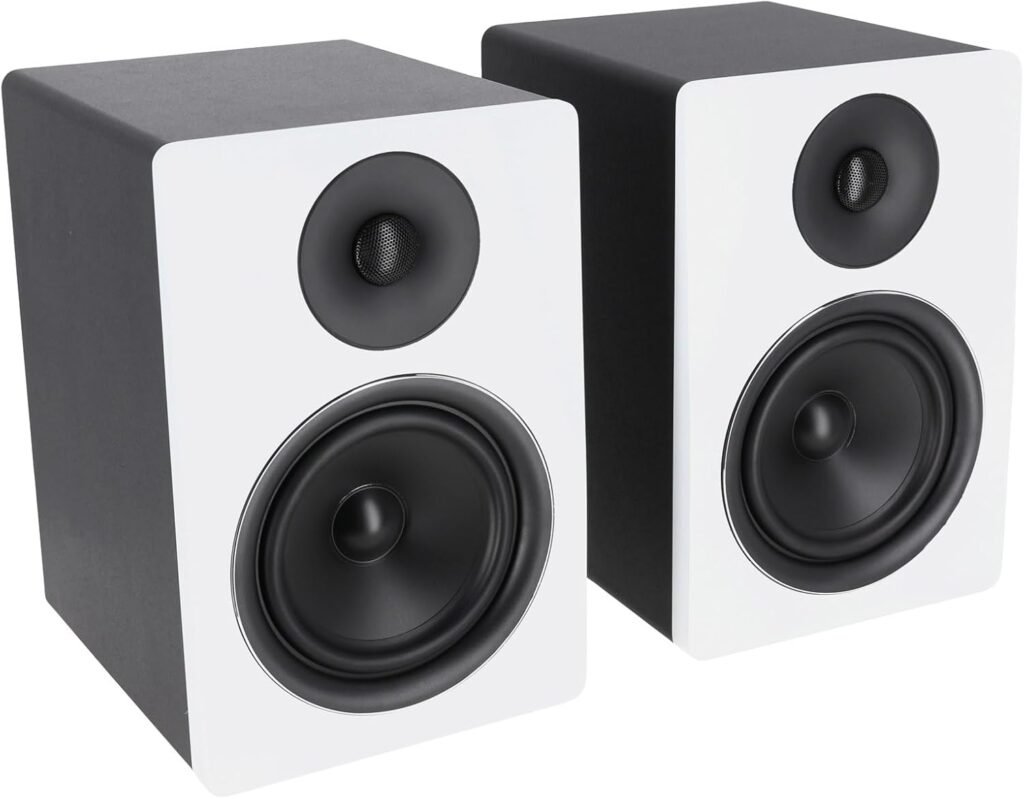 2) Rockville APM6W 6.5 2-Way 350W Active/Powered USB Studio Monitor Speakers