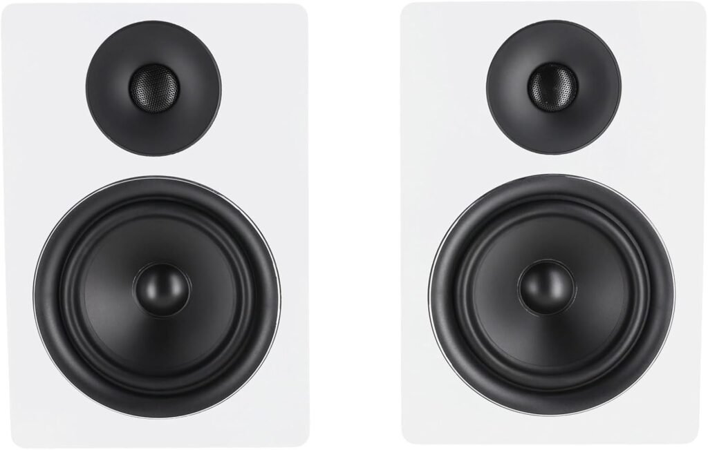 2) Rockville APM6W 6.5 2-Way 350W Active/Powered USB Studio Monitor Speakers