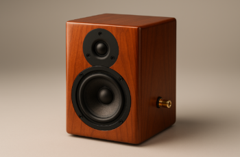 CERWIN-VEGA! Home Audio LA14C 4 inch 110 Watts 2-Way Bookshelf Speakers (Cognac)