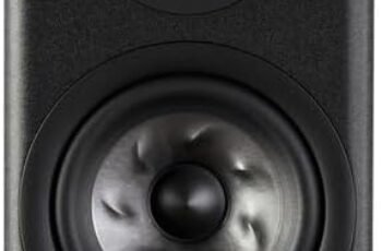 Polk Reserve R100 Bookshelf Speaker for Home Theater Audio & Home Stereo Speakers, 1″ Pinnacle Ring Tweeter & 5.25″ Turbine Woofer, Hi-Res, Dolby Atmos & IMAX Enhanced, Wall Mountable, Black