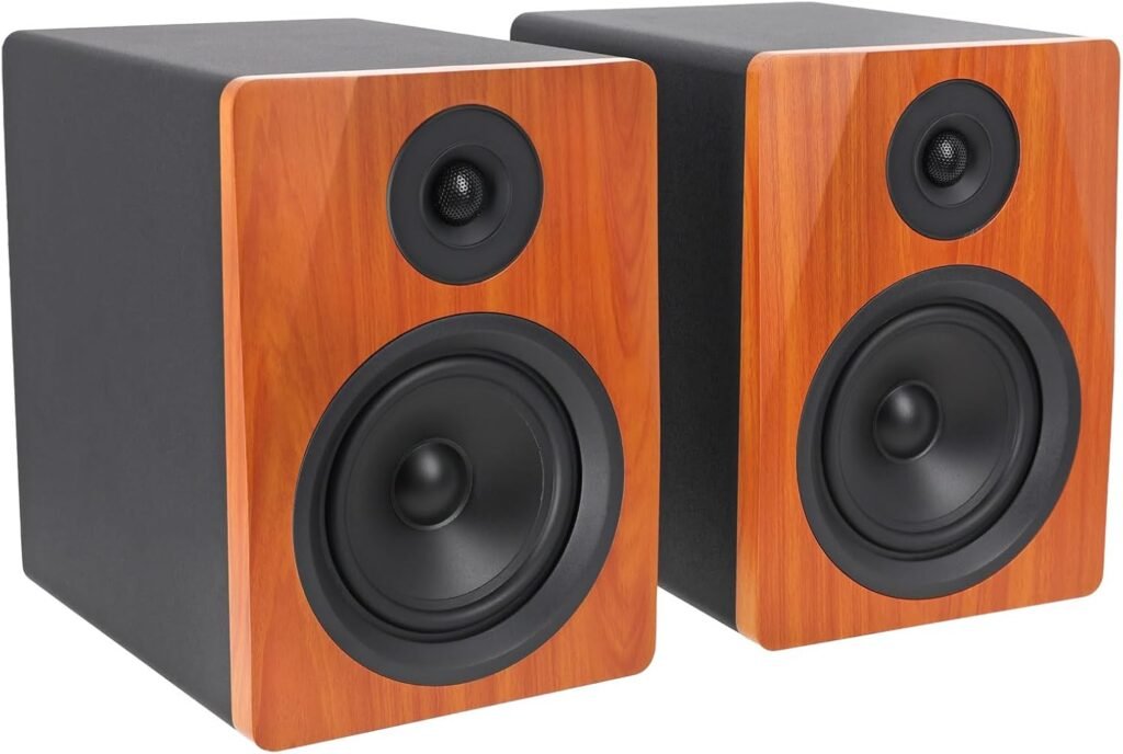 Rockville 5.25 2-Way 250W Active/Powered USB Studio Monitor Speakers Pair (APM5C)