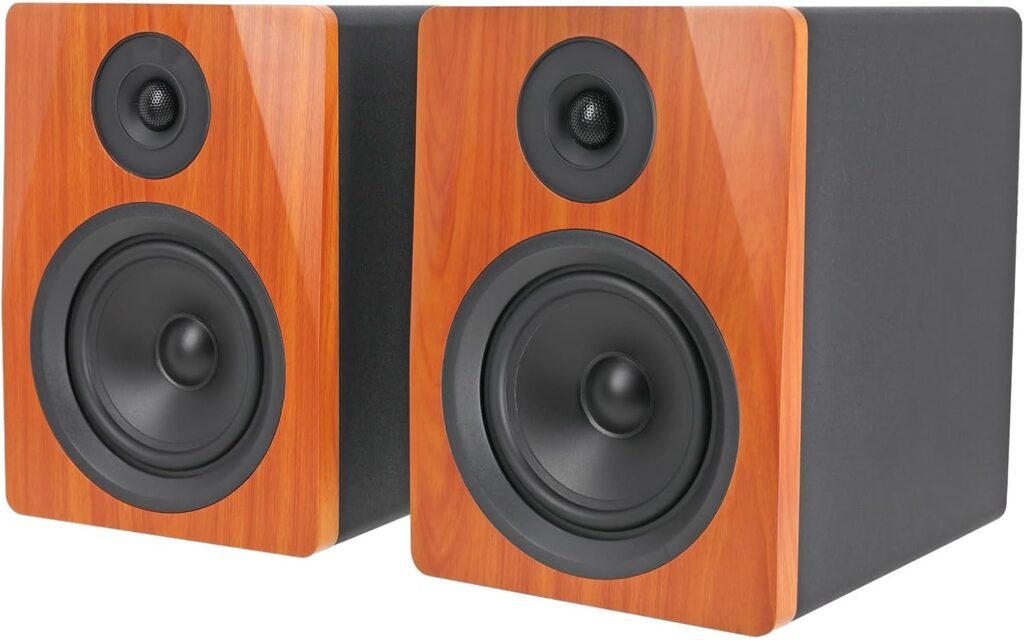 Rockville 5.25 2-Way 250W Active/Powered USB Studio Monitor Speakers Pair (APM5C)