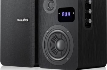 Active Bookshelf Speakers, 80W Powered Vinyl Record Player Speakers with 4 Inch Woofer, Turntable Speakers with Optical/ARC/RCA/AUX/BT Input, Home Stereo Speakers Wired for TV Desktop PC Review (2026)