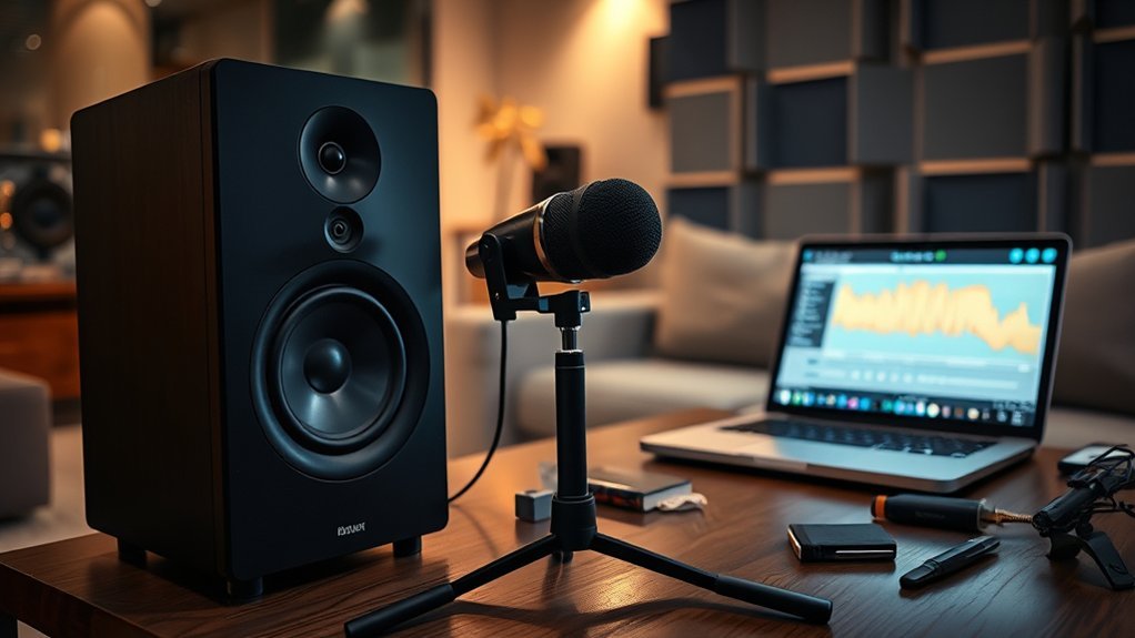 precise microphone placement calibration
