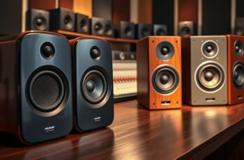 Bookshelf Speakers vs Studio Monitors for Music Production