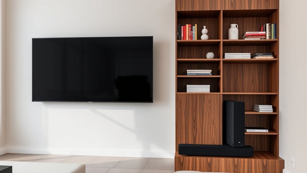 space saving wireless sound enhancement