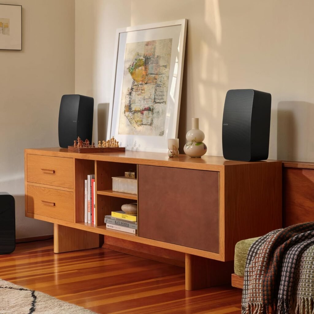 Sonos Five - Black - Wireless HiFi Speaker (Pack of 2)